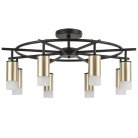 Потолочная люстра Lightstar LR7184081 RULLO ЧЕРНЫЙ/ЗОЛОТО
