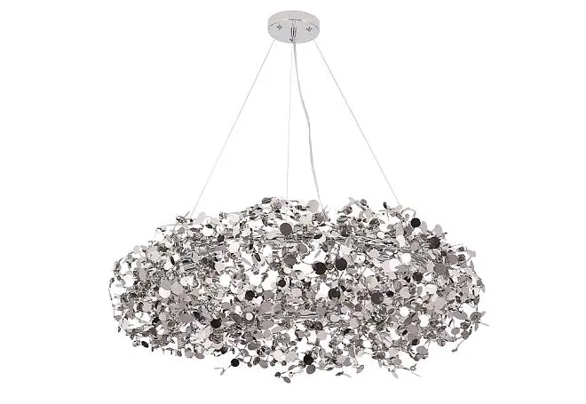 Подвесная люстра Crystal Lux GARDEN SP9 D800 CHROME Подвесная люстра Crystal Lux GARDEN SP9 D800 CHROME