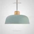 Подвесной светильник WILLES Размер L. Цвет голубой (Хорватия), светлое дерево. Lampatron 671-5940