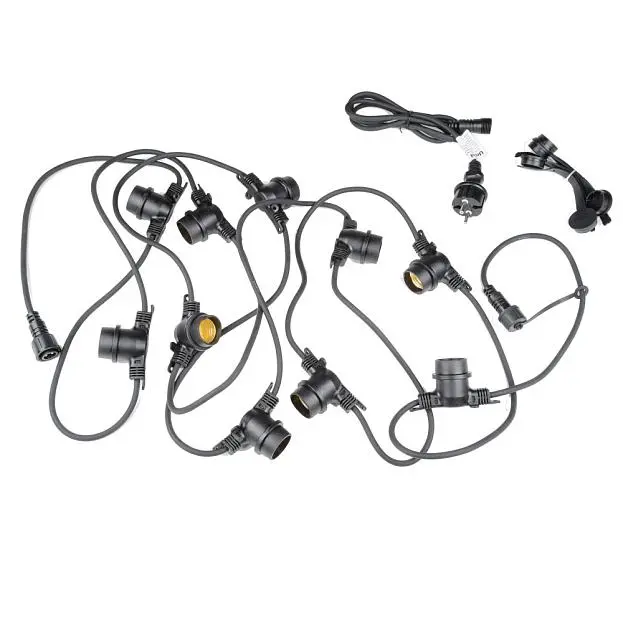 Гирлянда Uniel UDL-K121 10/E27/5M 5C IP65 BLACK BELT-LIGHT Гирлянда Uniel UDL-K121 10/E27/5M 5C IP65 BLACK BELT-LIGHT