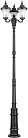 Наземный фонарь Oasis Light 86410B/15 E7 Bl ELBA