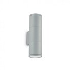 Уличный настенный светильник Ideal Lux 163628 GUN AP2 SMALL GRIGIO