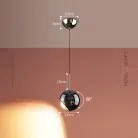 Подвесной светильник TAVE Цвет жемчужно-черный. Стандарт. Трехцветный свет свет Lampatron 8644-24142