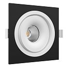 Встраиваемый светильник Ledron MJ1006 SQ Black-White