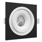 Встраиваемый светильник Ledron MJ1006 SQ Black-White