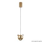 Подвесной светодиодный светильник Crystal Lux Amigo SP Led Gold