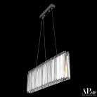 Люстра светодиодная хрустальная APL LED SH08.70.A.Ni.4000 Sicilia