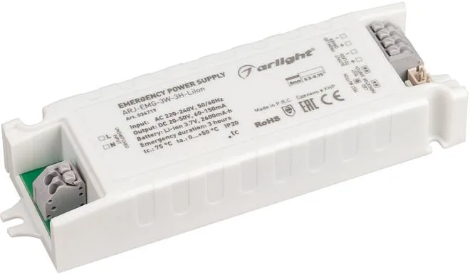 Блок аварийного питания Arlight, 036719 Блок аварийного питания Arlight, 036719