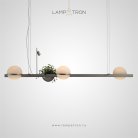 Реечный, рядный светильник GRO LONG 3 плафона Lampatron 8482-23367