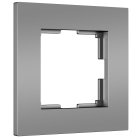 Рамка на 1 пост (серебро матовый) Werkel W0012965 Slab a062811