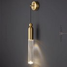 Настенный LED бра-светильник GELIS WALL Цвет Латунь Lampatron f-gelis-wall-brass 8006-22051