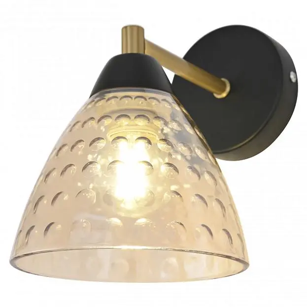 Бра с плафоном Arte Milano 330754/1W BK+AB Бра с плафоном Arte Milano 330754/1W BK+AB