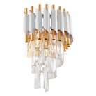 Настенный светильник Lumina Deco LDW 6003-2 WT+F.GD Funneli