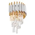 Настенный светильник Lumina Deco LDW 6003-2 WT+F.GD Funneli