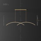 Реечный, рядный светильник SIDSEL Размер L Lampatron 6010-15992
