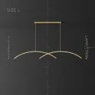 Реечный, рядный светильник SIDSEL Размер L Lampatron 6010-15992