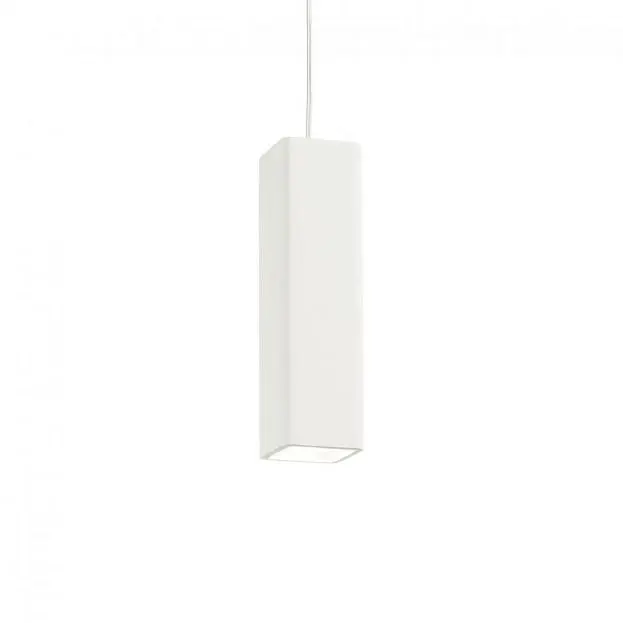 Подвесной светильник Ideal Lux 150666 OAK SP1 SQUARE BIANCO Подвесной светильник Ideal Lux 150666 OAK SP1 SQUARE BIANCO