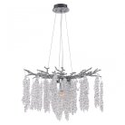 Люстра с стеклянными подвесками в виде винограда Arte Milano 230110.480.6.E14.H CR RAMETTO