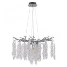 Люстра с стеклянными подвесками в виде винограда Arte Milano 230110.480.6.E14.H CR RAMETTO