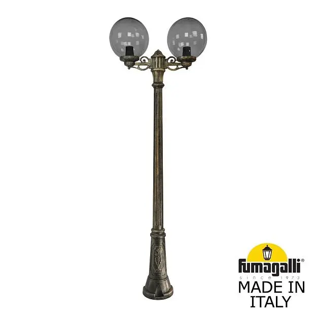 Садово-парковый фонарь FUMAGALLI G30.156.S20.BZF1R GIGI BISSO/G300 2L GLOBE 300 Садово-парковый фонарь FUMAGALLI G30.156.S20.BZF1R GIGI BISSO/G300 2L GLOBE 300