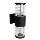 Светильник садово-парковый  Feron 51547.ONE DH0802-P, на стену вверх/вниз, E27 230V, черный пластик