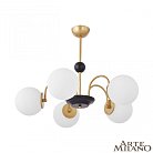Люстра с плафонами шар 312066/D700/5 BS/BK Arte Milano AM