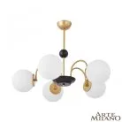 Люстра с плафонами шар 312066/D700/5 BS/BK Arte Milano AM