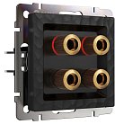 Акустическая розетка Werkel W1285008 (черный) Hammer a052041