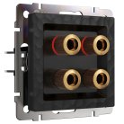 Акустическая розетка Werkel W1285008 (черный) Hammer a052041