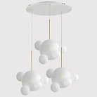 Люстра GIOPATO & COOMBES BOLLE BLS LAMP white glass circle ImperiumLoft 156976-22 40.2216