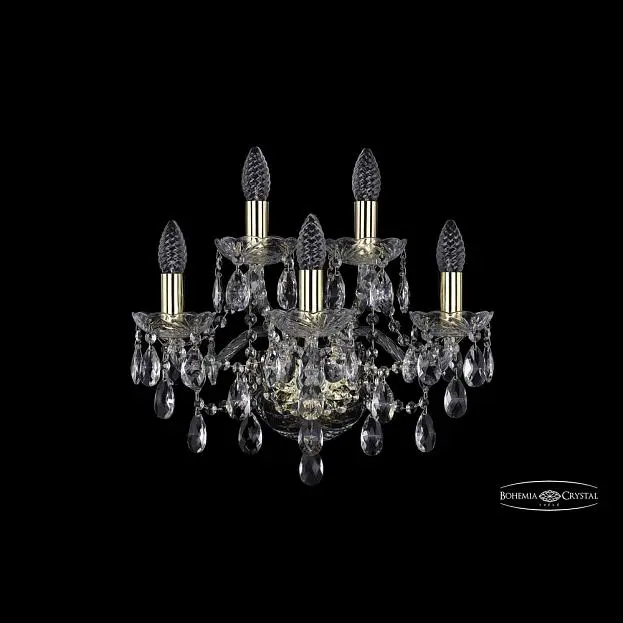 Бра хрустальный Bohemia 1415B/3+2/165 G Бра хрустальный Bohemia 1415B/3+2/165 G