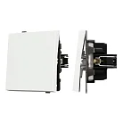 Механизм выключателя одноклавишный непроходной SWT-TENDO-MK01-PL-WH (230V, 10A) Arlight 054033