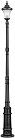 Наземный фонарь Oasis Light 86410/E7 Bl ELBA