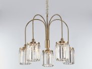 Подвесная люстра Newport 4505/C gold new 4500