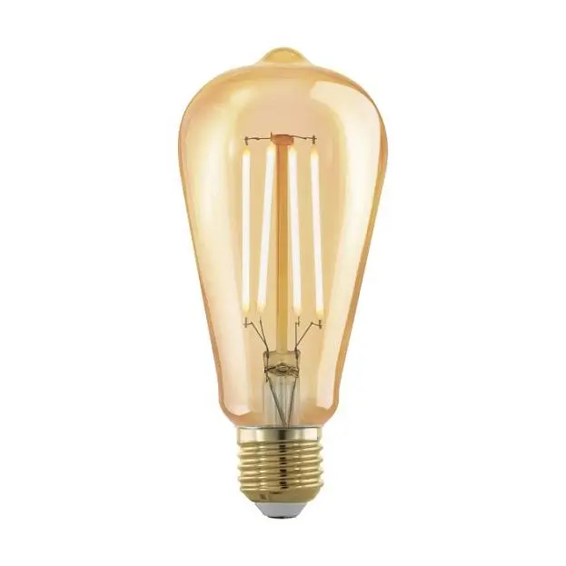 Лампа светодиодная Eglo 110067 ST64, 4W(E27), 300lm, 1700K, янтарный Лампа светодиодная Eglo 110067 ST64, 4W(E27), 300lm, 1700K, янтарный
