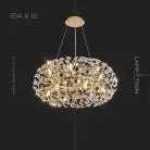 Кольцевые люстры и светильники CELEBRITY 12 ламп Lampatron celebrity-12 6488-17592