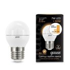 Лампа Шар 7W Gauss 105102107-S