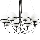 Подвесная люстра Melissa Chandelier Black 8 ImperiumLoft 156495-22 40.3010-3
