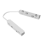 Коннектор угловой (гибкий) для магнитной системы LeDron TSM-LFH White