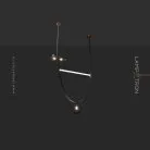 Подвесной светильник FABIUS Размер L. Цвет Черный Lampatron 6911-18928