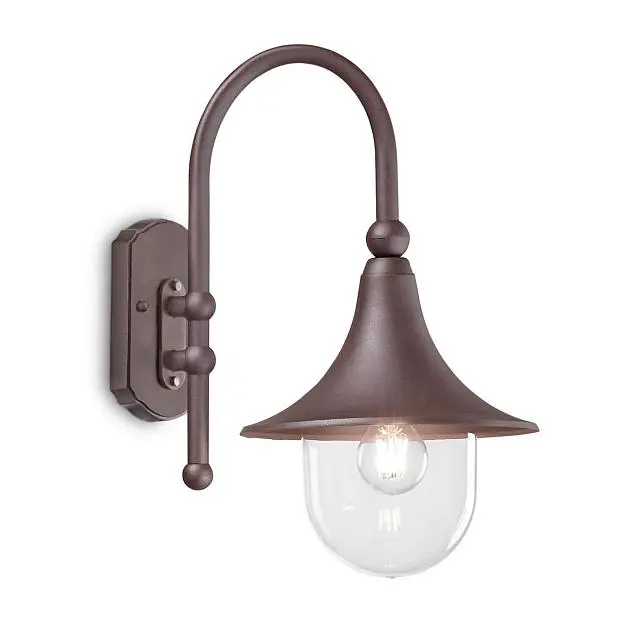 Уличный настенный светильник Ideal Lux Cima AP1 Coffee 246826 Уличный настенный светильник Ideal Lux Cima AP1 Coffee 246826