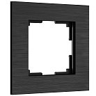 Рамка на 1 пост (черный алюминий) Werkel W0013508 AluMax a066329