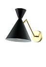 Бра Crystal Lux JOVEN AP1 GOLD/BLACK 0760/401