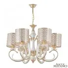 Люстра подвесная с плафонами 301237/6 Wh/Gd Arte Milano Florentia