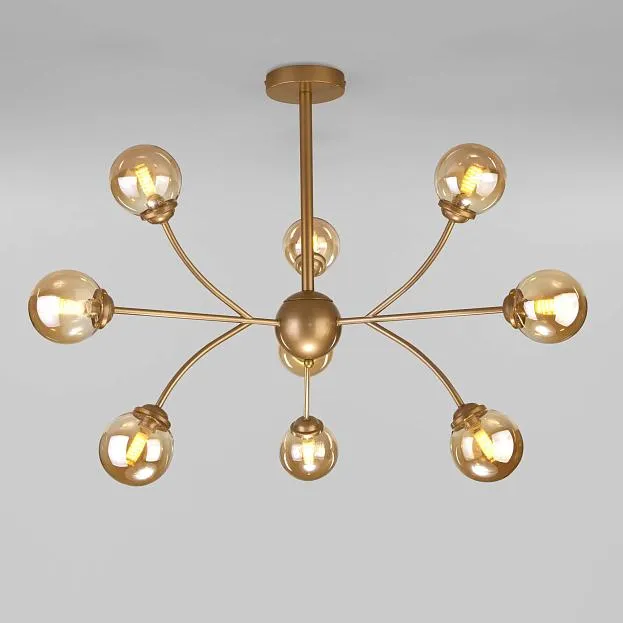 Потолочная люстра Eurosvet 30179 матовое золото Astro a057440