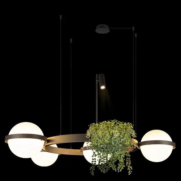 Подвесной светильник Loft IT 10121/4 Dark grey Jardin