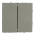 Переключатель перекрестный 2-клавишный (механизм), 250В, 10А, серия Эмили антрацит, soft touch Stekker 50164 RSW10-5111-09