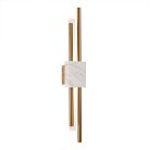 Бра Латунь/Латунь, Белый LED 2*3W 3000K ST-Luce SL6116.351.02 BRIGHTON
