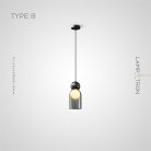 Подвесной светильник FANUEL Тип B. Цвет Черный Lampatron f-fanuel-b-black 7336-20211