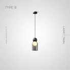 Подвесной светильник FANUEL Тип B. Цвет Черный Lampatron f-fanuel-b-black 7336-20211